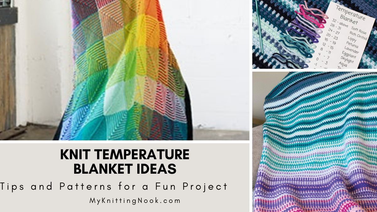 Knit Temperature Blanket